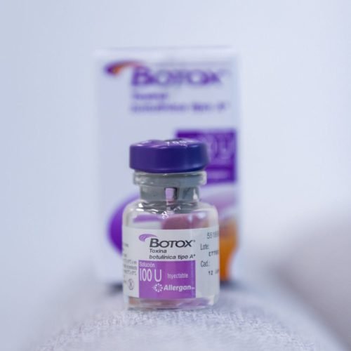 A 100-unit vial of Botox by Allergan, used for cosmetic injections.